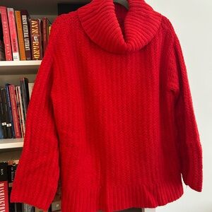 Anthropologie Oversized Maeve Turtleneck Sweater
